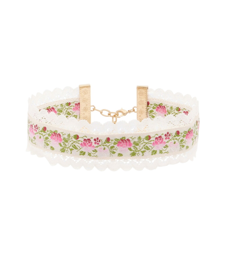 Photo: Chloé Lace-trimmed floral choker