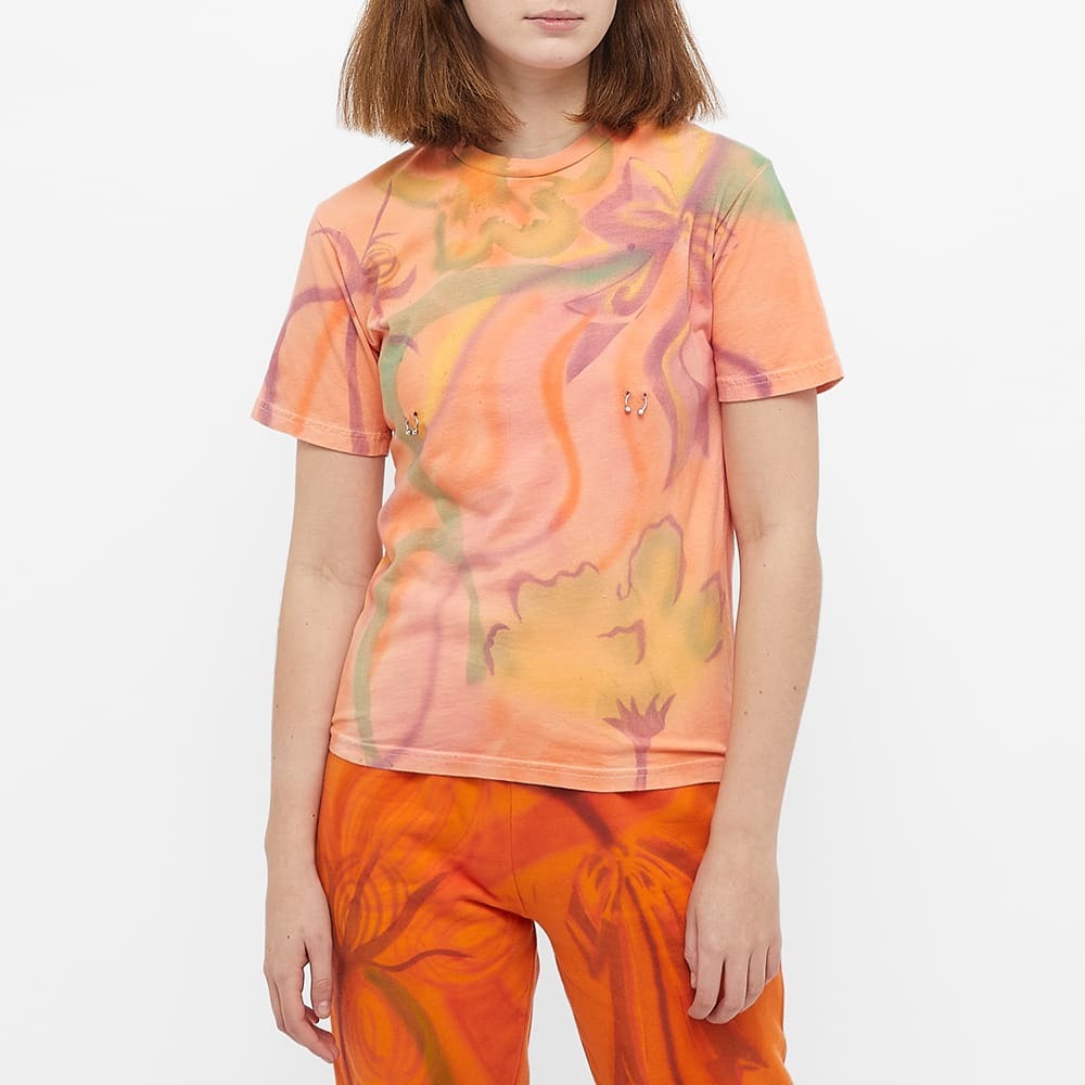 COLLINA STRADA 売れ筋商品|||コリーナ ストラーダ Tシャツ トップス レディース Tops Orange COLLINA STRADA コリーナ ストラーダ Tシャツ トップス