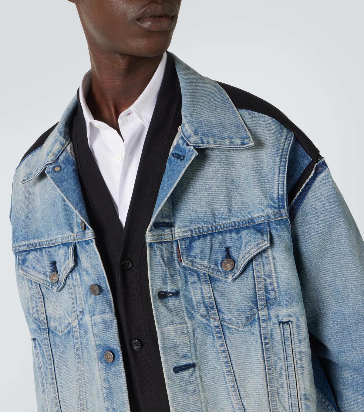Junya Watanabe x Levi's® jersey and denim jacket Junya Watanabe