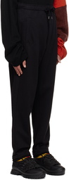 424 Black Embroidered Lounge Pants