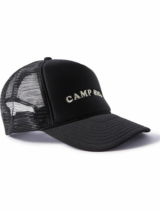 Photo: Camp High - Logo-Embroidered Twill and Mesh Trucker Hat