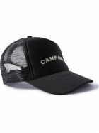 Camp High - Logo-Embroidered Twill and Mesh Trucker Hat