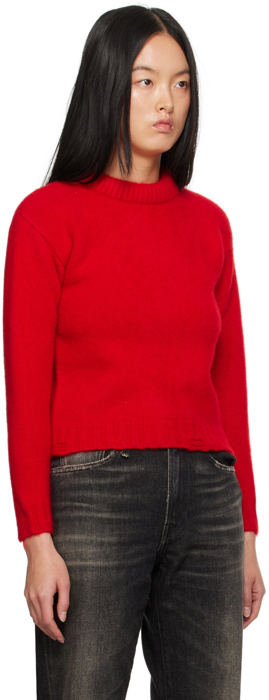 R13 Red Shrunken Sweater R13