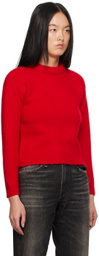 R13 Red Shrunken Sweater