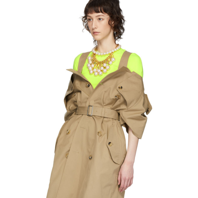 Junya Watanabe Beige Trench Dress Junya Watanabe