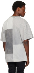 Golden Goose Gray Paneled T-Shirt