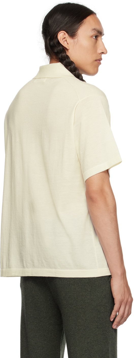 LISA YANG Off-White 'The Charles' Polo