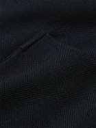 Ermenegildo Zegna - Wool and Cotton-Blend Piqué Jacket - Blue