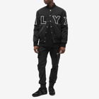 1017 ALYX 9SM Men's Varsity Jacket in Black