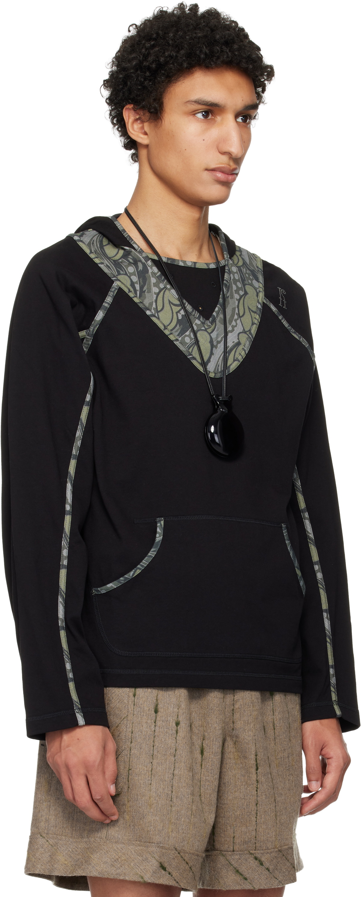 Kiko Kostadinov Black Gizi Hoodie Kiko Kostadinov