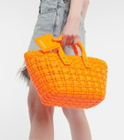 Balenciaga - Bistro XS woven rubber tote bag