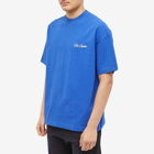 Cole Buxton Men's Classic Embroidery T-Shirt in Cobalt