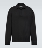 The Frankie Shop Dennis polo woven sweater