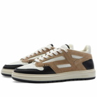 Represent Men's Reptor Leather Sneakers in Hazel White Black