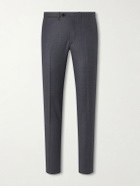 Kiton - Straight-Leg Wool Suit Trousers - Gray