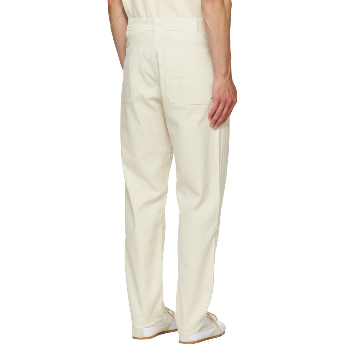 Citizens of Humanity Off-White Carpenter Cashmere Touch Jeans