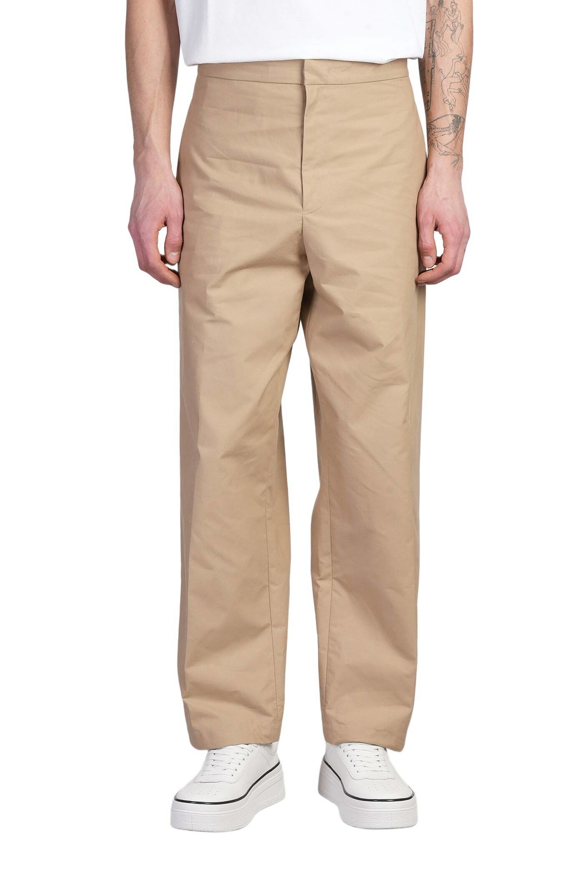 JIL SANDER - Cotton Gabardine Relaxed Fit Pants Jil Sander
