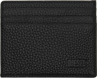 Diesel Black Leather Card Holder