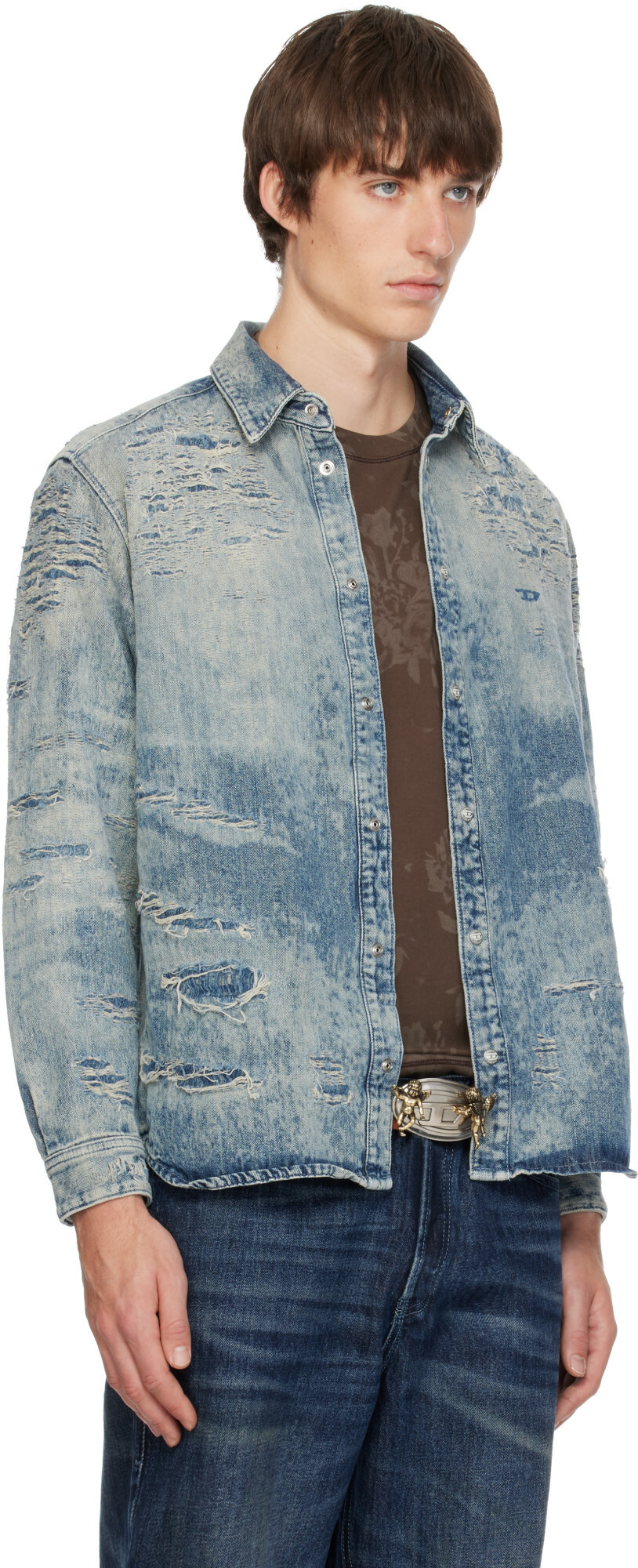 Diesel Blue Denim Shirt