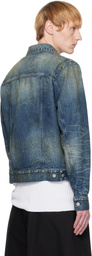 MM6 Maison Margiela Blue Faded Denim Jacket