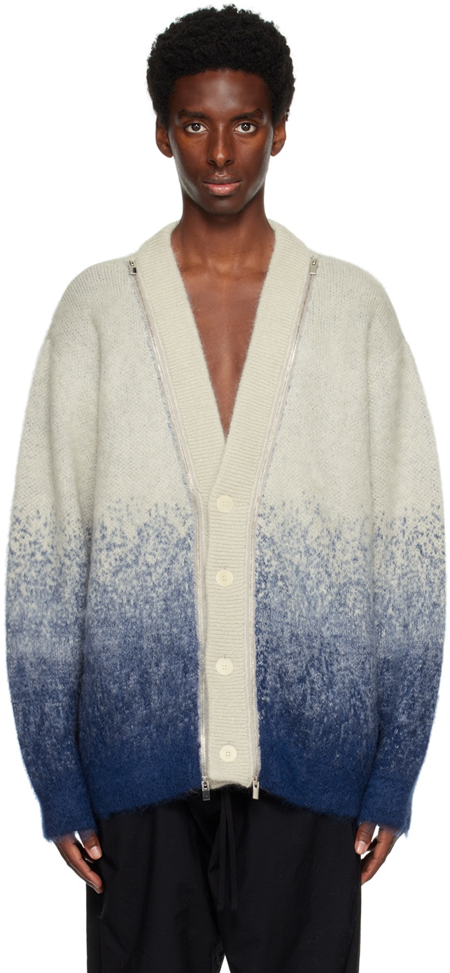 VEIN Blue Zip Cardigan VEIN