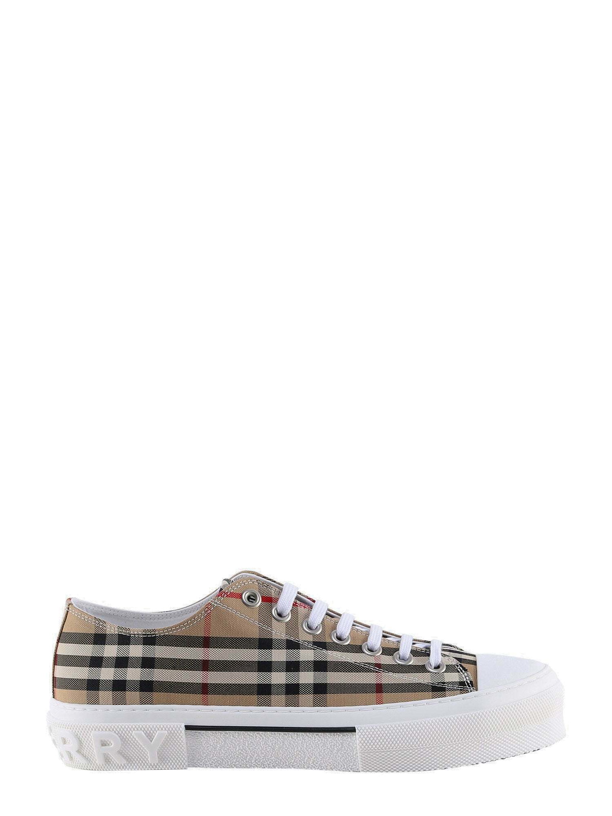 Burberry Blake Unisex Sneakers In Beige