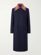 Dries Van Noten - Double-Breasted Wool-Blend Twill Coat - Blue