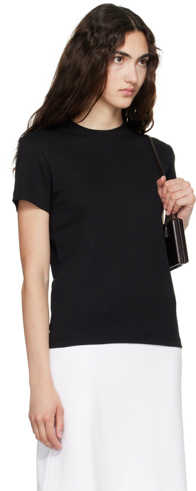 FLORE FLORE Black Monica T-shirt