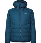 Rab - Infinity Light Quilted GORE-TEX Infinium Hooded Down Jacket - Blue
