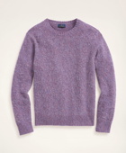 Brooks Brothers Men's Brushed Wool Sweater | Purple Heather