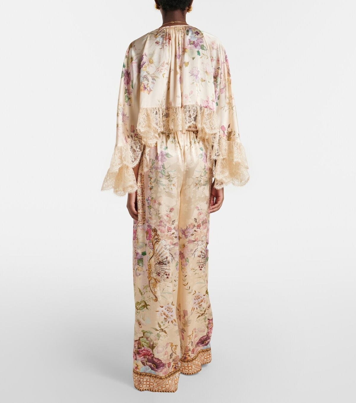 Camilla Printed wide-leg pants