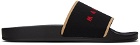 Marni Black Logo Sandals