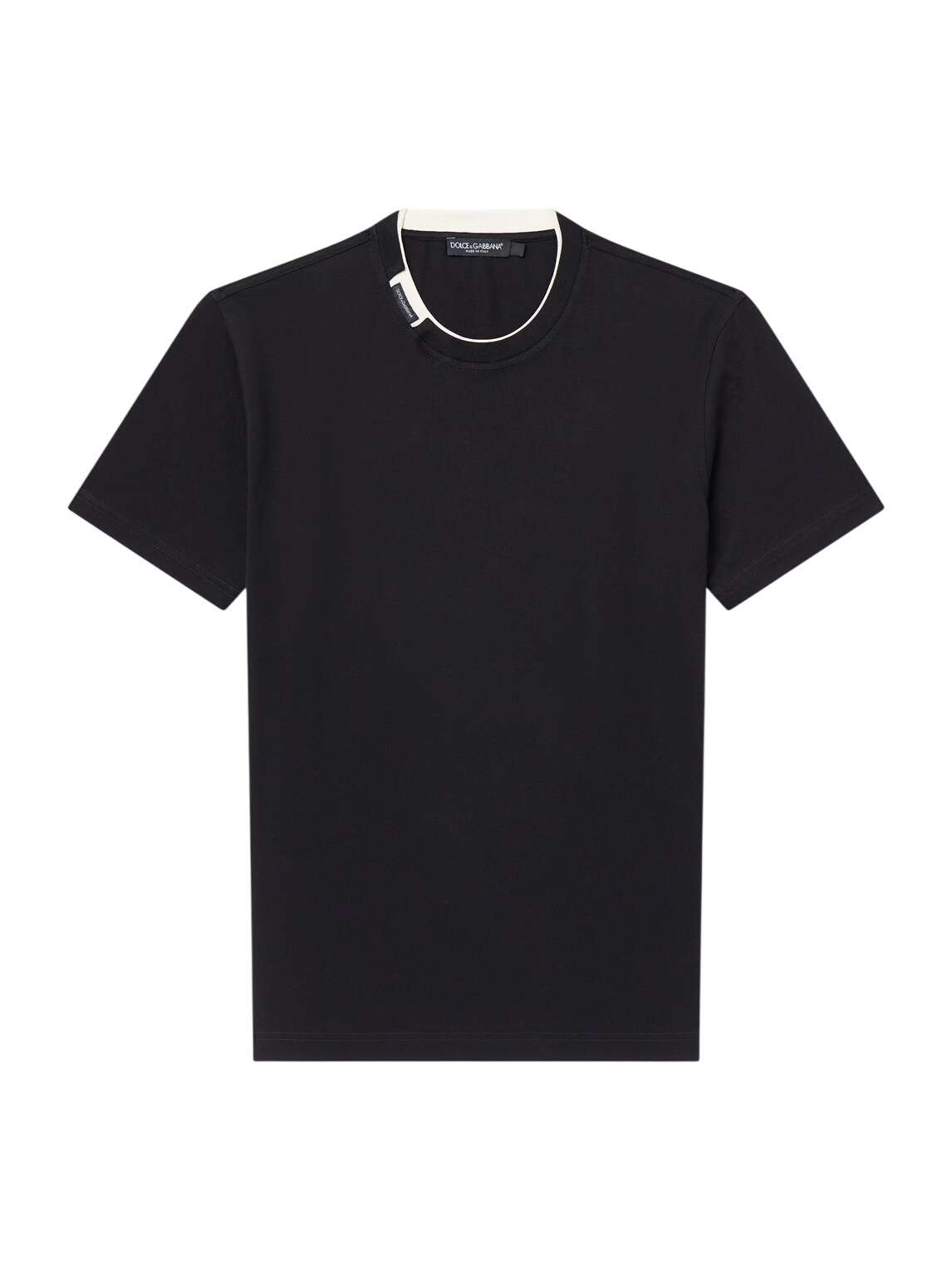 Dolce and Gabbana White Prince Patch T-Shirt Dolce & Gabbana