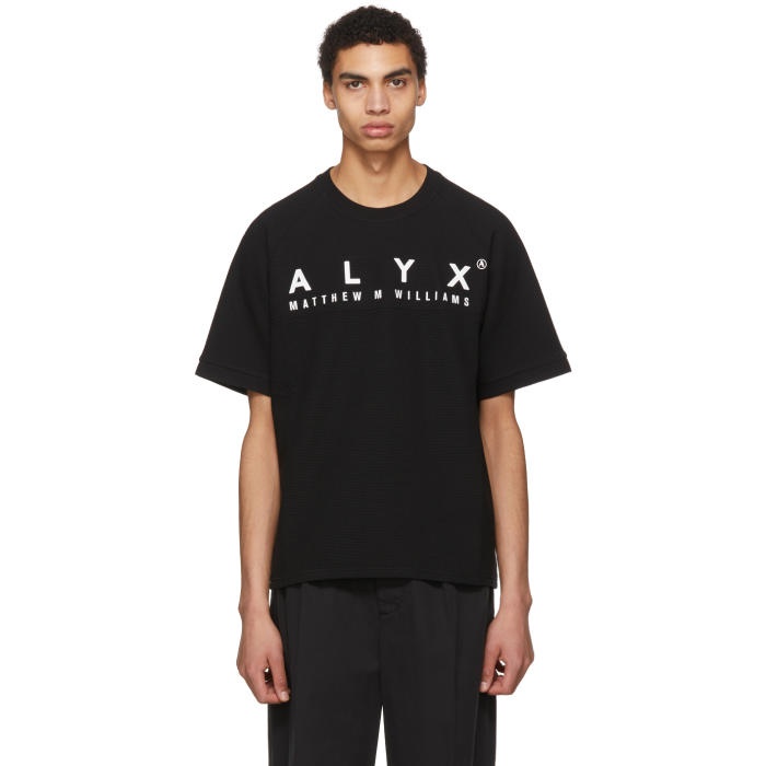 Photo: Alyx Black Logo Baseball T-Shirt 
