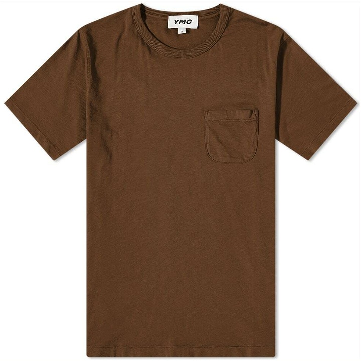 Photo: YMC Men's Wild Ones T-Shirt in Brown