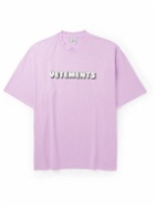 VETEMENTS - Logo-Print Cotton-Jersey T-Shirt - Pink
