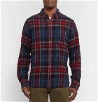 Alex Mill - Checked Cotton-Flannel Shirt - Navy