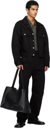 Studio Nicholson Black Doublet Leather Tote