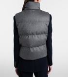 Max Mara The Cube Amoroso cashmere down vest
