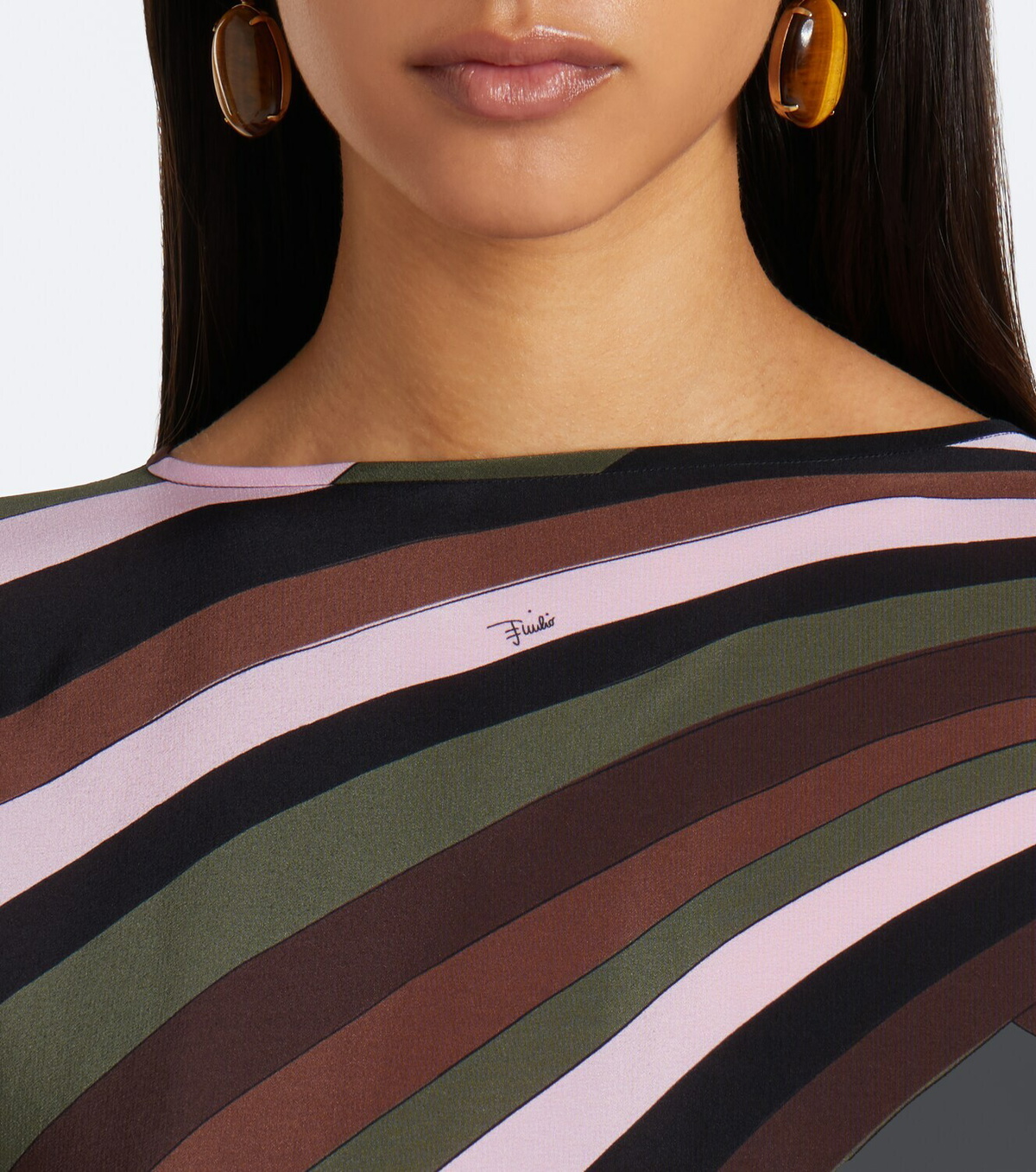 Pucci Iride crêpe de chine silk kaftan