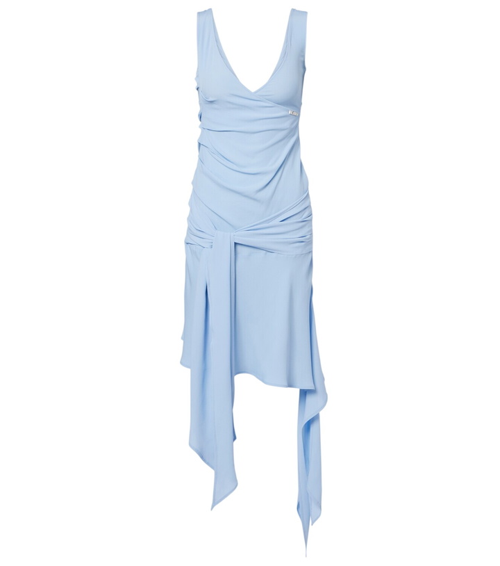 Photo: The Attico Draped crêpe minidress