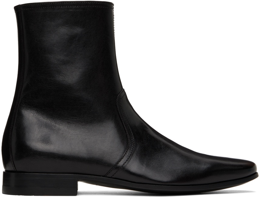 Photo: Pierre Hardy Black 400 Leather Chelsea Boots