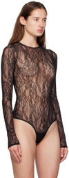 WARDROBE.NYC Black Lace Bodysuit