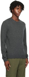 Ralph Lauren Purple Label Gray Crewneck Sweater