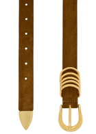 Dehanche Hollyhock Suede Belt Brown