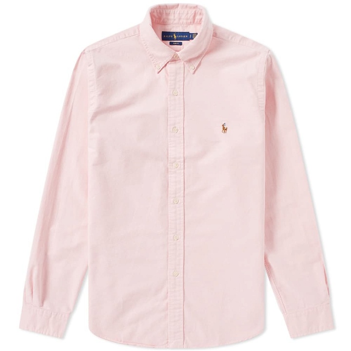 Photo: Polo Ralph Lauren Slim Fit Button Down Oxford Shirt Pink