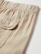 Onia - Straight-Leg Linen-Blend Drawstring Shorts - Neutrals