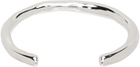 Jil Sander Silver Open Cuff Bracelet