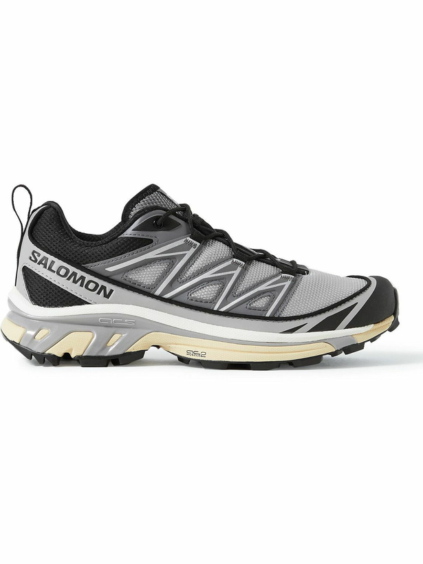 Photo: Salomon - XT-6 Expanse Rubber-Trimmed Mesh Sneakers - Gray