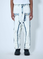 Junya Watanabe Deconstructed Panelled Denim Trousers